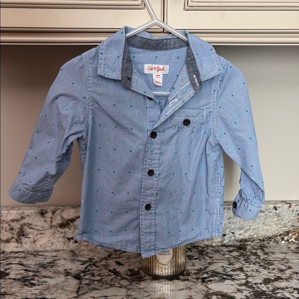 Cat & Jack Blue Kids Shirt